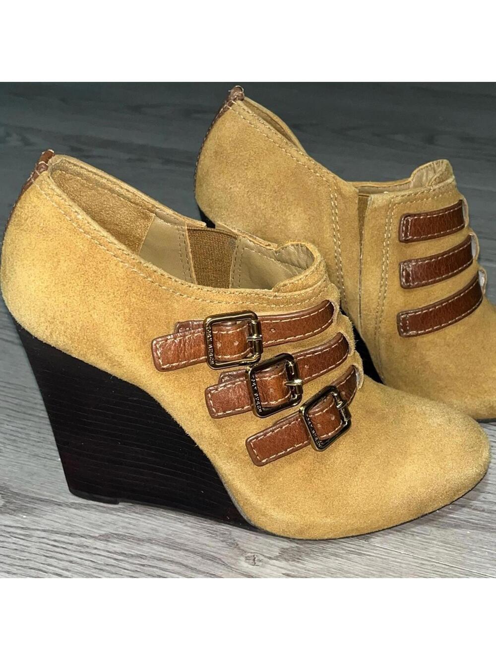 Tory Burch Gabriel High Wedge, Size 7M - Picture 2 of 16